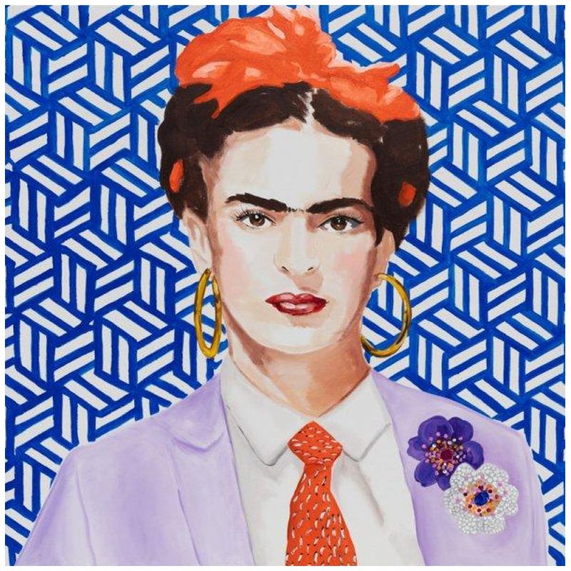 Картина Frida with Lavender Power Suit and Tie Мульти в Рязани | Loft Concept 