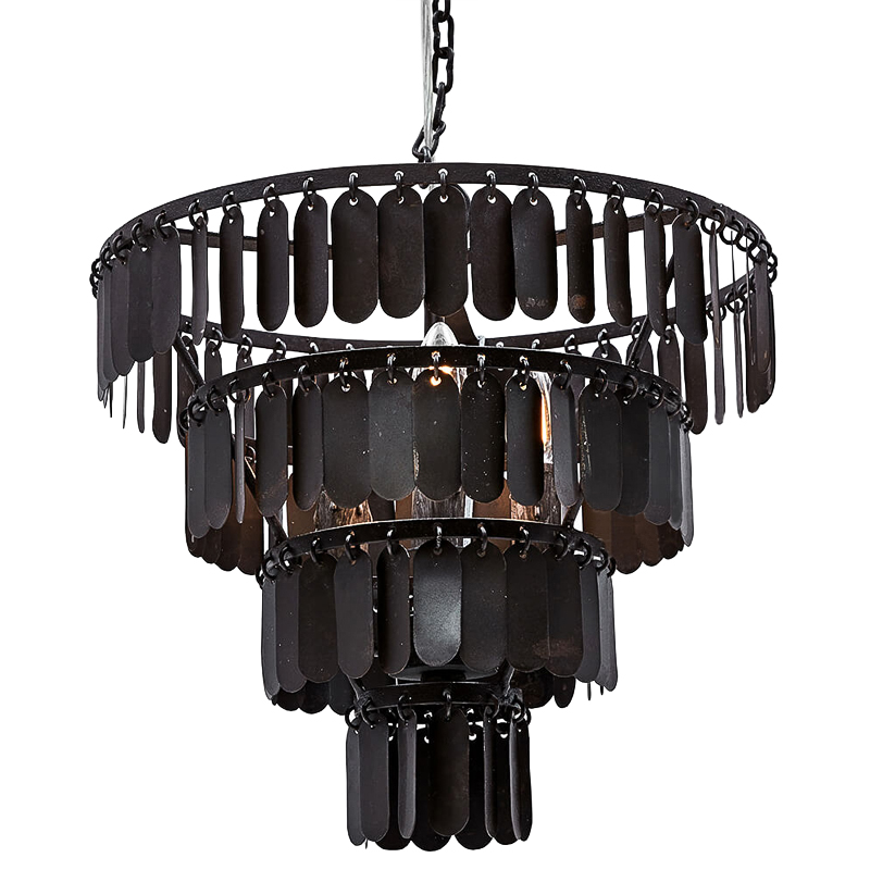 Люстра Manga Black Chandelier Черный Люстра Manga Black Chandelier Черный в Рязани | Loft Concept