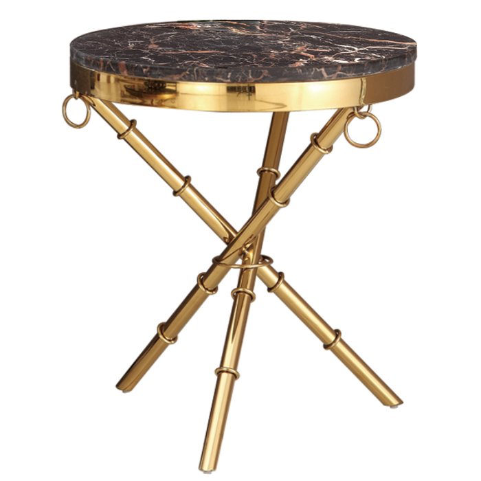 Приставной стол Side Table Omni Золотой Приставной стол Side Table Omni Золотой в Рязани | Loft Concept