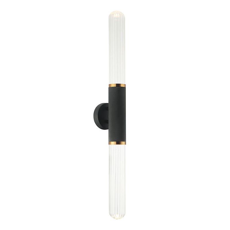Бра Grover Black Transparent Wall Lamp Прозрачное Стекло Черный Глянцевое золото Бра Grover Black Transparent Wall Lamp Прозрачное Стекло Черный Глянцевое золото в Рязани | Loft Concept