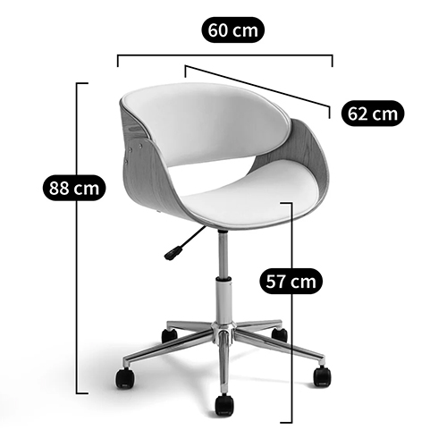 Вращающееся офисное кресло на колёсах Delwyn Chair Вращающееся офисное кресло на колёсах Delwyn Chair в Рязани