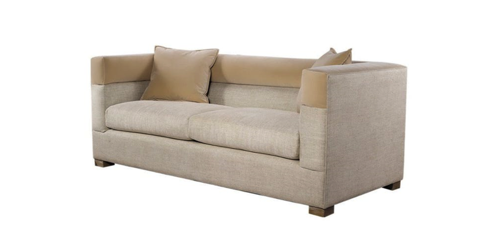 Диван Modena Sofa Linen and Velvet Sofa Диван Modena Sofa Linen and Velvet Sofa - Loft-Concept в Рязани