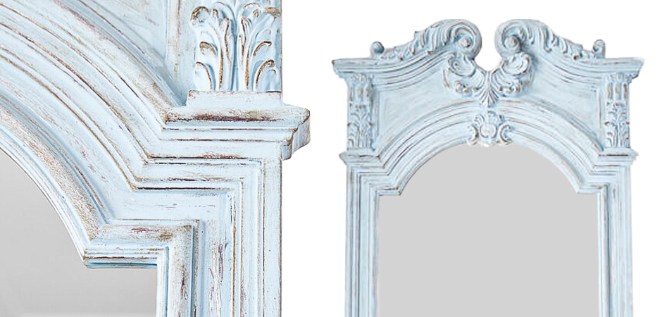 Зеркало Lupescu Mirror Pastel Blue Зеркало Lupescu Mirror Pastel Blue - Loft-Concept в Рязани