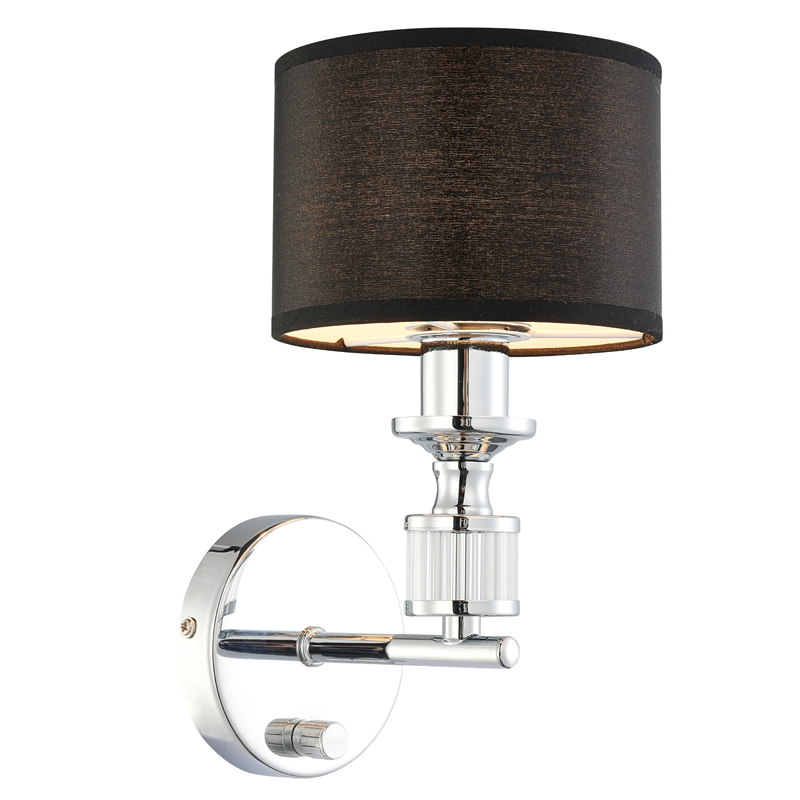 Бра Isidora Sconce Хром Серый Прозрачный в Рязани | Loft Concept 