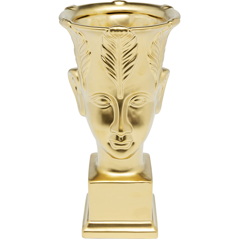 Ваза Golden Face Vase 31 Золотой Ваза Golden Face Vase 31 Золотой в Рязани | Loft Concept