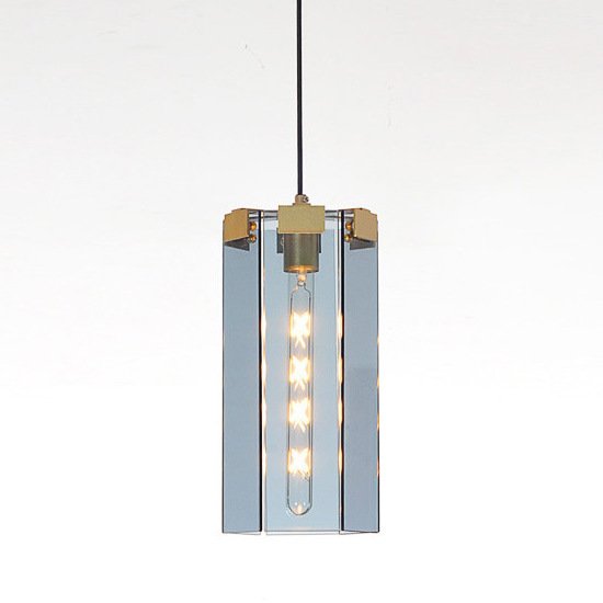 Человек из стали Gray Glass Pendant Lamp Золотой Прозрачное Стекло Человек из стали Gray Glass Pendant Lamp Золотой Прозрачное Стекло в Рязани | Loft Concept