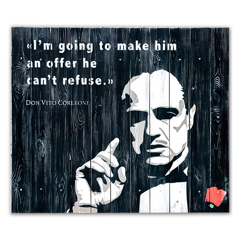Постер Крёстный Отец Don Vito Corleone Постер Крёстный Отец Don Vito Corleone в Рязани | Loft Concept