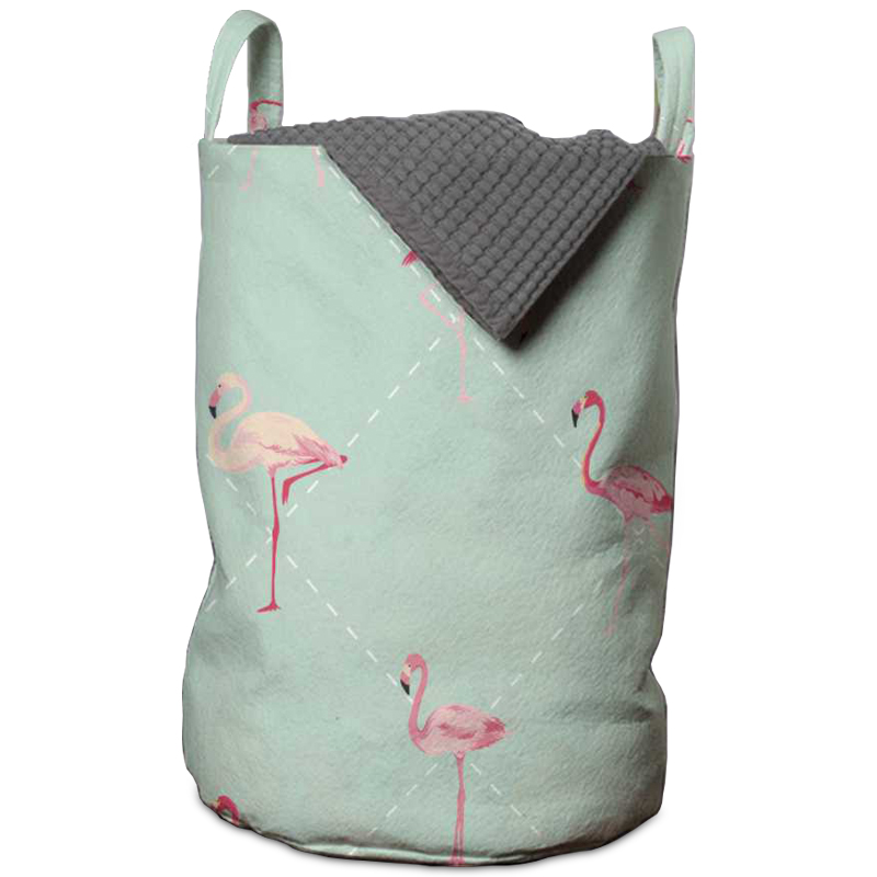Корзина Flamingo Rhombus Basket Голубой пастельный Розовый пастельный Корзина Flamingo Rhombus Basket Голубой пастельный Розовый пастельный в Рязани | Loft Concept