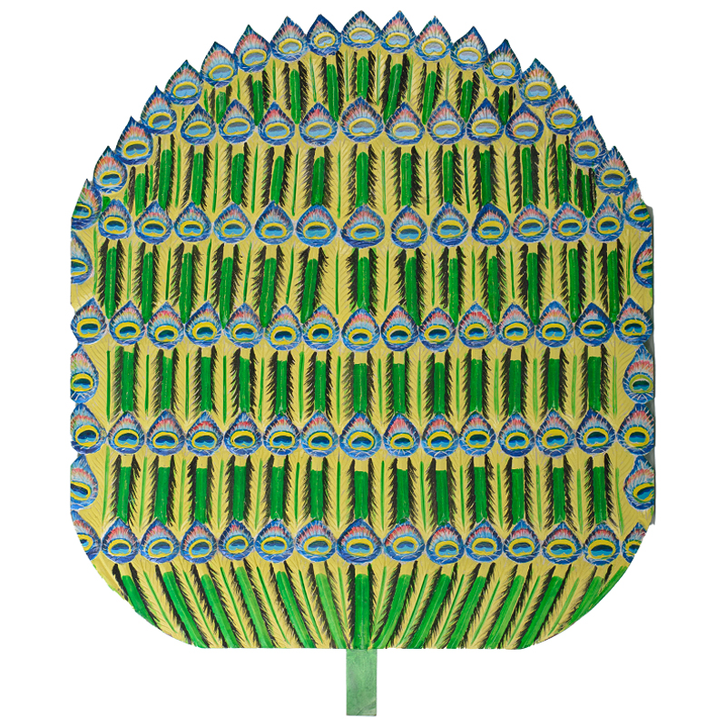 Панно Wooden Peacock Feathers Зеленый Желтый Синий Мульти Панно Wooden Peacock Feathers Зеленый Желтый Синий Мульти в Рязани | Loft Concept