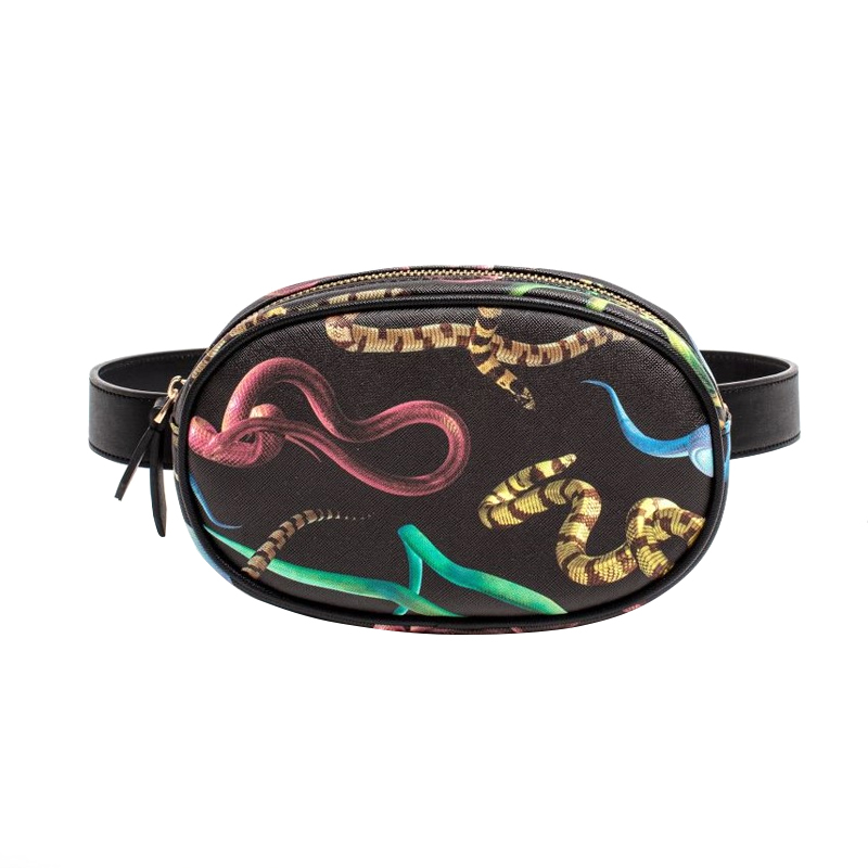 Поясная сумка Seletti Snakes Черный Красный Желтый Зеленый Синий Поясная сумка Seletti Snakes Черный Красный Желтый Зеленый Синий в Рязани | Loft Concept