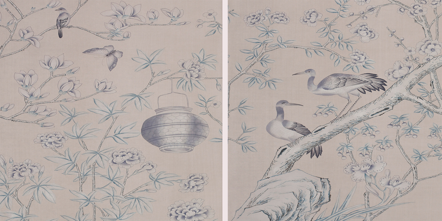 Обои ручная роспись Askew Almost Mauve - фото №1