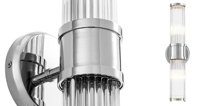 Бра Wall Lamp Claridges Double Nickel Бра Wall Lamp Claridges Double Nickel - Loft-Concept в Рязани