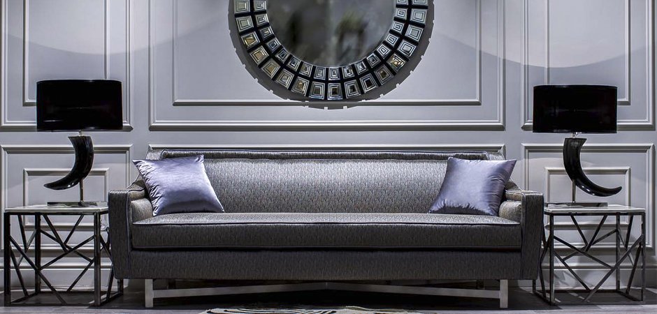 Приставной стол Serene Furnishing Chrome Marble Top Side Table Приставной стол Serene Furnishing Chrome Marble Top Side Table - Loft-Concept в Рязани