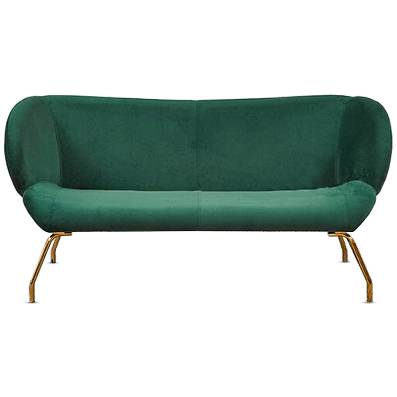 Диван Branca Sofa Изумрудный Глянцевое золото Диван Branca Sofa Изумрудный Глянцевое золото в Рязани | Loft Concept