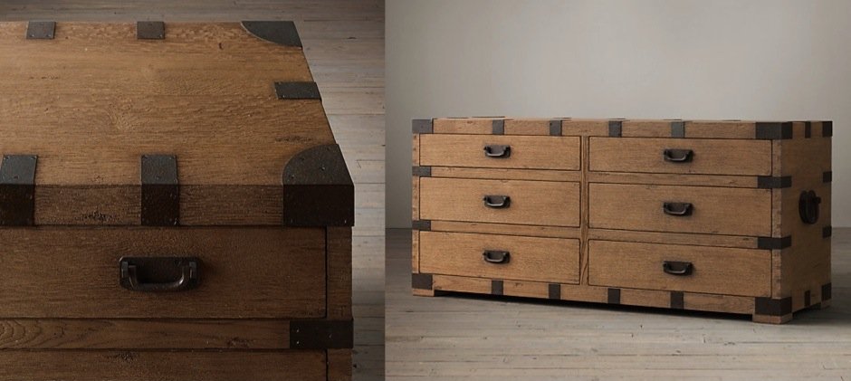 Комод в винтажном стиле Vintage Antique Oak Wide Комод в винтажном стиле Vintage Antique Oak Wide - Loft-Concept в Рязани
