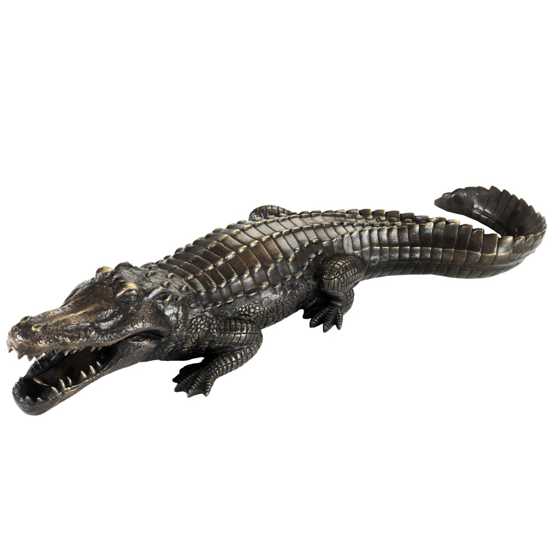 Статуэтка Eichholtz Crocodile Винтажная латунь Статуэтка Eichholtz Crocodile Винтажная латунь в Рязани | Loft Concept