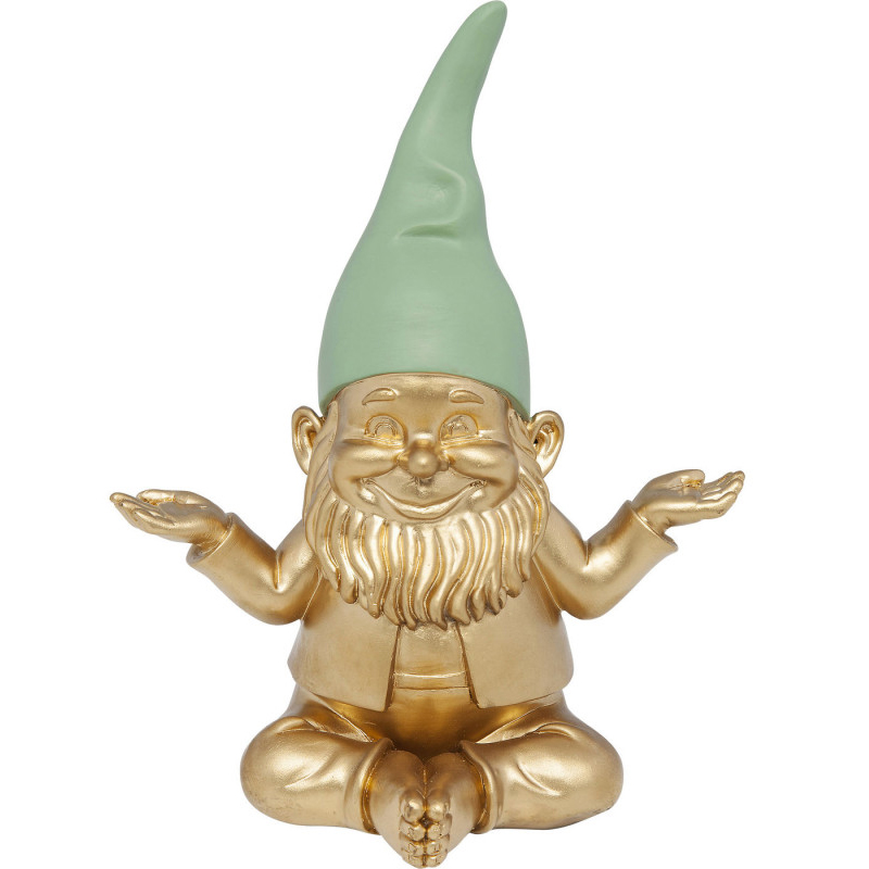 Статуэтка Golden Meditating Gnome Золотой Статуэтка Golden Meditating Gnome Золотой в Рязани | Loft Concept