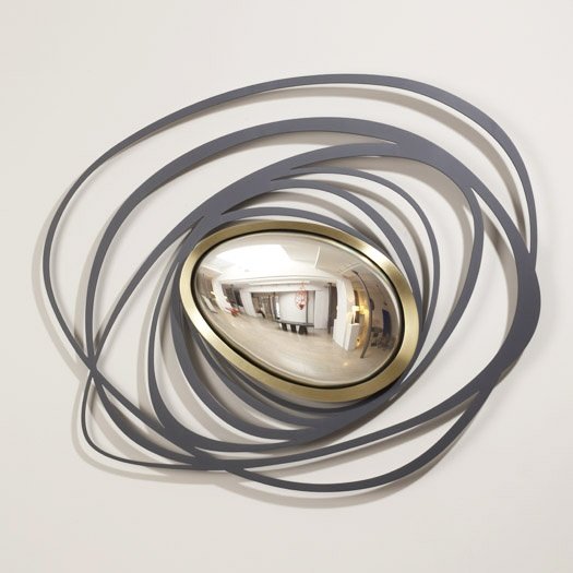 Зеркало Herve Van der Straeten Miroir Nebuleuse Золотой Черный Зеркало Herve Van der Straeten Miroir Nebuleuse Золотой Черный в Рязани | Loft Concept