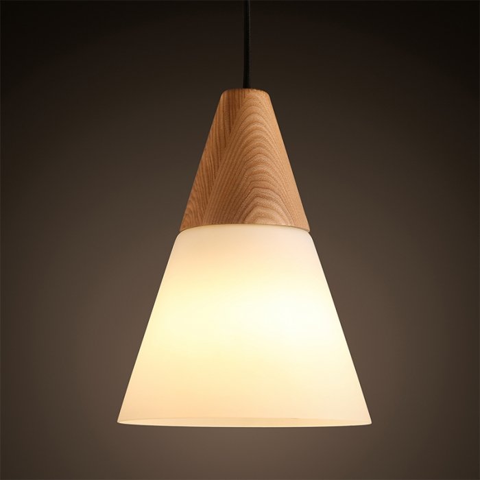 Подвесной светильник Opaque Light Middle Белый дуб Белый Подвесной светильник Opaque Light Middle Белый дуб Белый в Рязани | Loft Concept