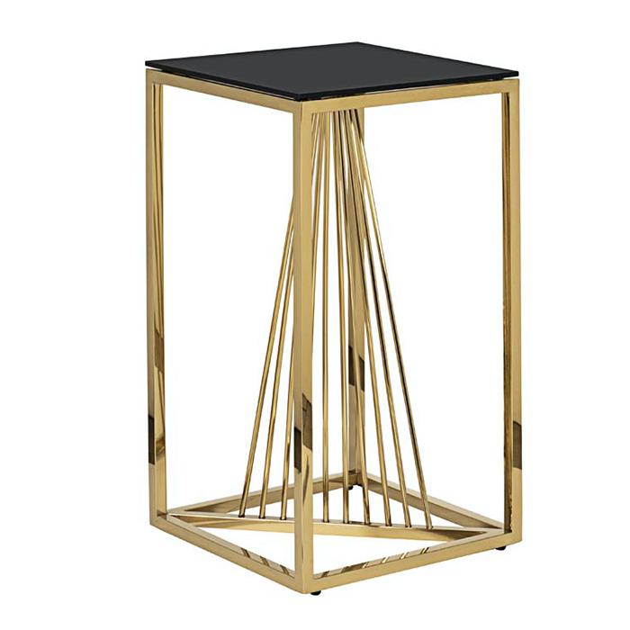 Стол Section Diagonal Gold 70 Глянцевое золото Глянцевый черный Стол Section Diagonal Gold 70 Глянцевое золото Глянцевый черный в Рязани | Loft Concept