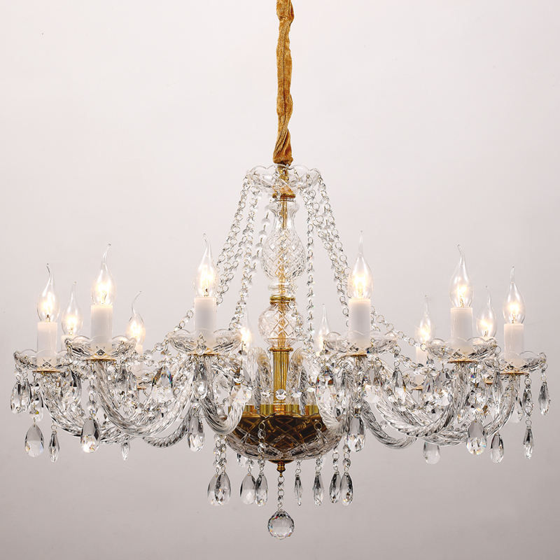 Люстра Megane Chandelier 82 Прозрачный Глянцевое золото Люстра Megane Chandelier 82 Прозрачный Глянцевое золото в Рязани | Loft Concept