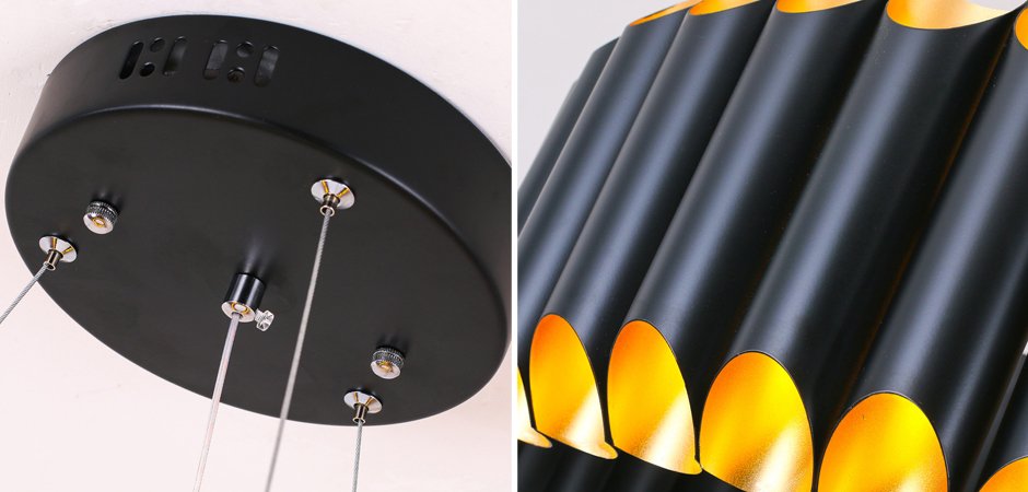 Люстра GALLIANO ROUND SUSPENSION LIGHT by DELIGHTFULL Black Люстра GALLIANO ROUND SUSPENSION LIGHT by DELIGHTFULL Black - Loft-Concept в Рязани