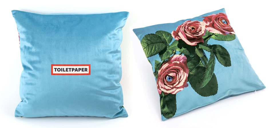 Подушка Seletti Cushion Roses Toiletpaper Подушка Seletti Cushion Roses Toiletpaper - Loft-Concept в Рязани
