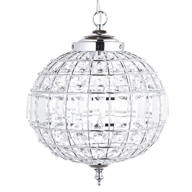 Подвесной светильник Casbah Crystal silver 30 Серебряный Подвесной светильник Casbah Crystal silver 30 Серебряный в Рязани | Loft Concept
