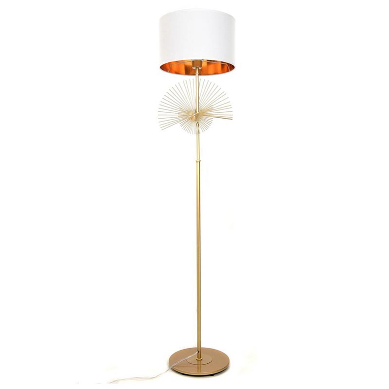 Торшер Genoveva Floor lamp white Белый Золотой Торшер Genoveva Floor lamp white Белый Золотой в Рязани | Loft Concept
