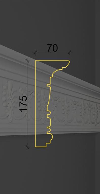 Молдинг с орнаментом MO-13 Молдинг с орнаментом MO-13 в Рязани