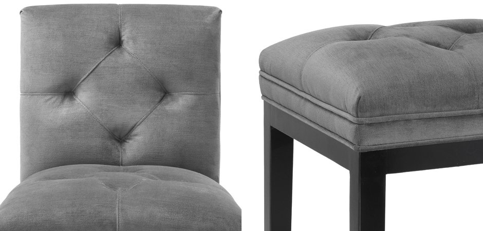 Барный стул Eichholtz Bar Stool Cesare Grey Барный стул Eichholtz Bar Stool Cesare Grey - Loft-Concept в Рязани