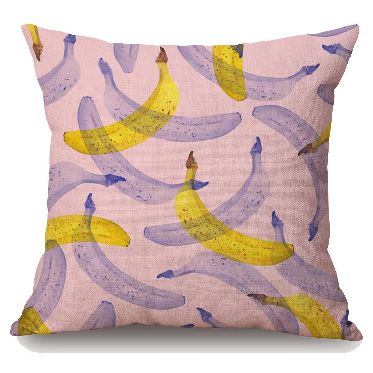 Декоративная подушка Pink Banana Розовый (Rose) Декоративная подушка Pink Banana Розовый (Rose) в Рязани | Loft Concept