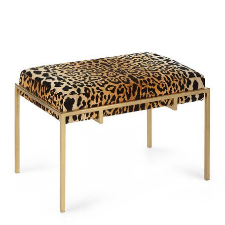 Пуф Metal and Leopard Ottoman Мульти Пуф Metal and Leopard Ottoman Мульти в Рязани | Loft Concept