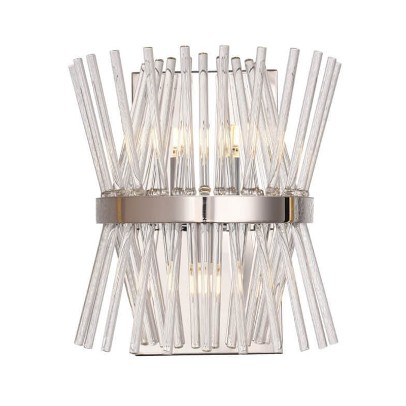 Бра Nembus Rini Wall Lamp Хром Прозрачное Стекло Бра Nembus Rini Wall Lamp Хром Прозрачное Стекло в Рязани | Loft Concept