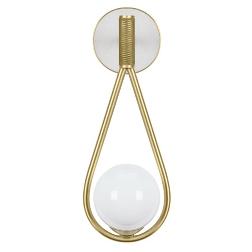 Бра CORDA Wall Lamp Латунь Белый Бра CORDA Wall Lamp Латунь Белый в Рязани | Loft Concept