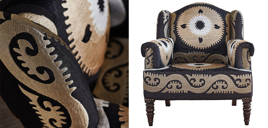 Armchair Mandala Beige Ornament Armchair Mandala Beige Ornament - Loft-Concept в Рязани