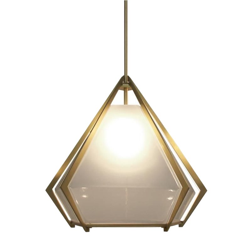 Подвесной светильник Harlow Pendant Lamp white Золотой Белый Подвесной светильник Harlow Pendant Lamp white Золотой Белый в Рязани | Loft Concept
