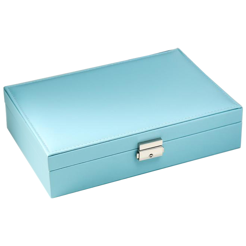 Шкатулка Azurine Jewerly Organizer Box light blue Голубой Бежевый Шкатулка Azurine Jewerly Organizer Box light blue Голубой Бежевый в Рязани | Loft Concept
