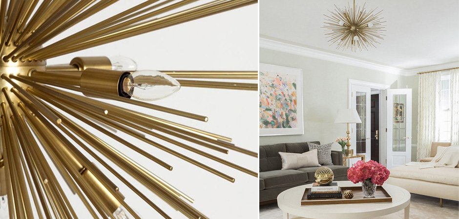 Люстра ASTRA Chandelier Sputnik Brass Люстра ASTRA Chandelier Sputnik Brass - Loft-Concept в Рязани