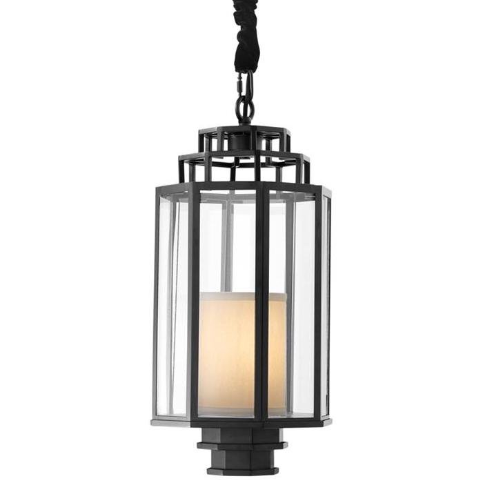 Люстра Lantern Monticello S Черный Прозрачное Стекло Кремовый Люстра Lantern Monticello S Черный Прозрачное Стекло Кремовый в Рязани | Loft Concept