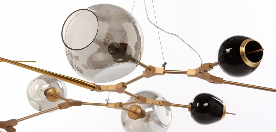ЛЮСТРА Chandelier bubbles and thorns 6 плафонов ЛЮСТРА Chandelier bubbles and thorns 6 плафонов - Loft-Concept в Рязани