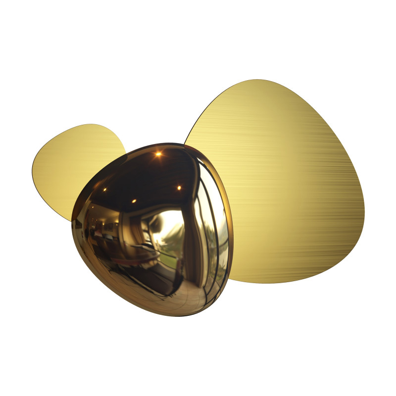Бра Gold Matt & Gloss 1 Глянцевое золото матовое золото Бра Gold Matt & Gloss 1 Глянцевое золото матовое золото в Рязани | Loft Concept