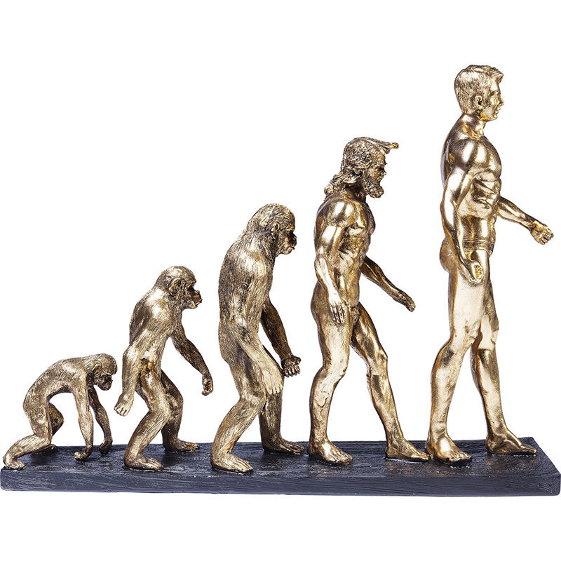 Статуэтка Human Evolution Золотой Статуэтка Human Evolution Золотой в Рязани | Loft Concept