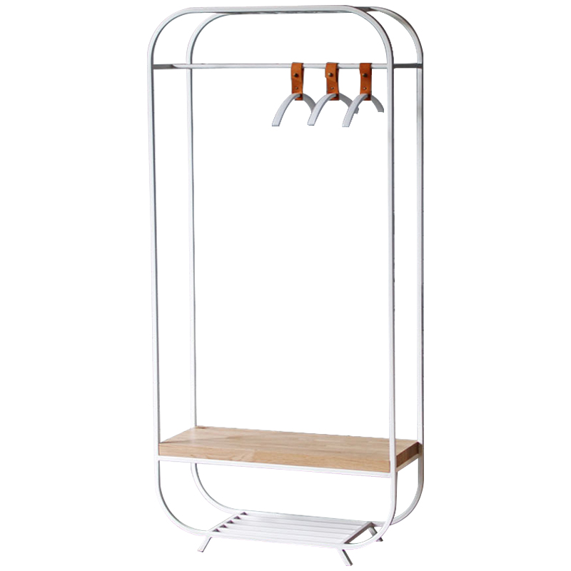 Рейл Franks Industrial Metal Rust Clothes Rail Белый Древесина Рейл Franks Industrial Metal Rust Clothes Rail Белый Древесина в Рязани | Loft Concept