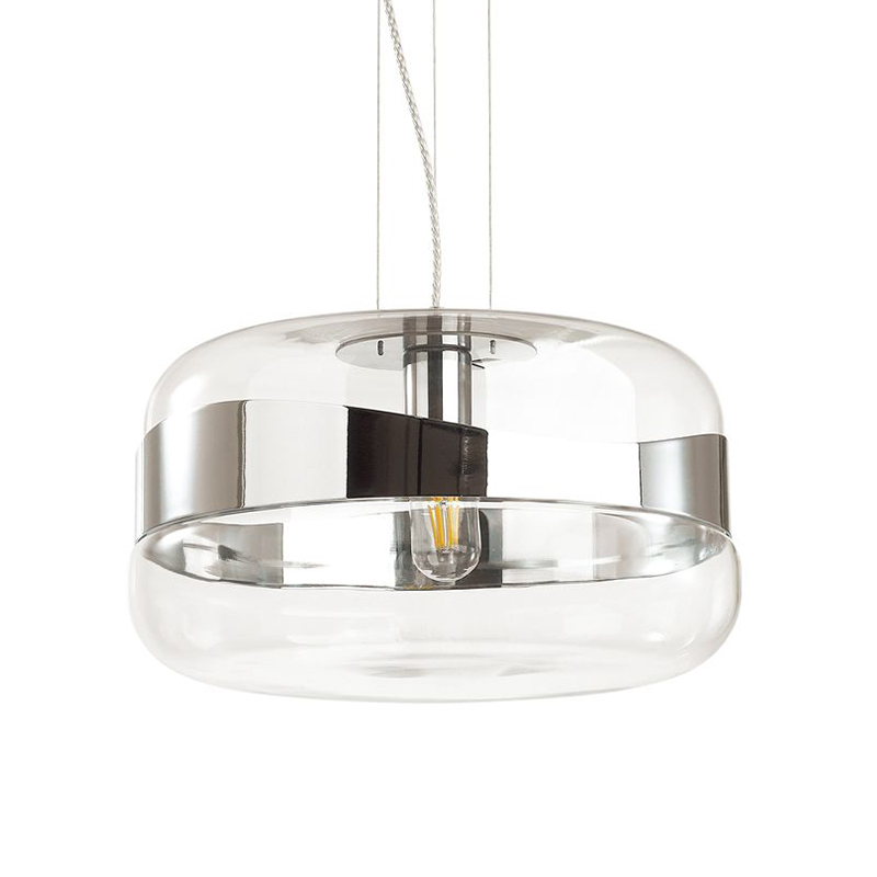 Люстра Igon Chrome Lamp Прозрачный Хром Люстра Igon Chrome Lamp Прозрачный Хром в Рязани | Loft Concept
