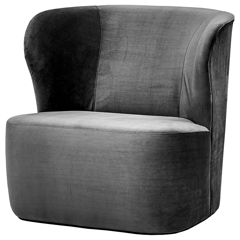 Кресло Hortense Chair Gray Серый в Рязани | Loft Concept 
