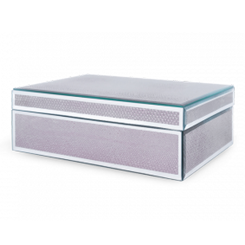 Шкатулка Nineth Box glass Серебряный Шкатулка Nineth Box glass Серебряный в Рязани | Loft Concept