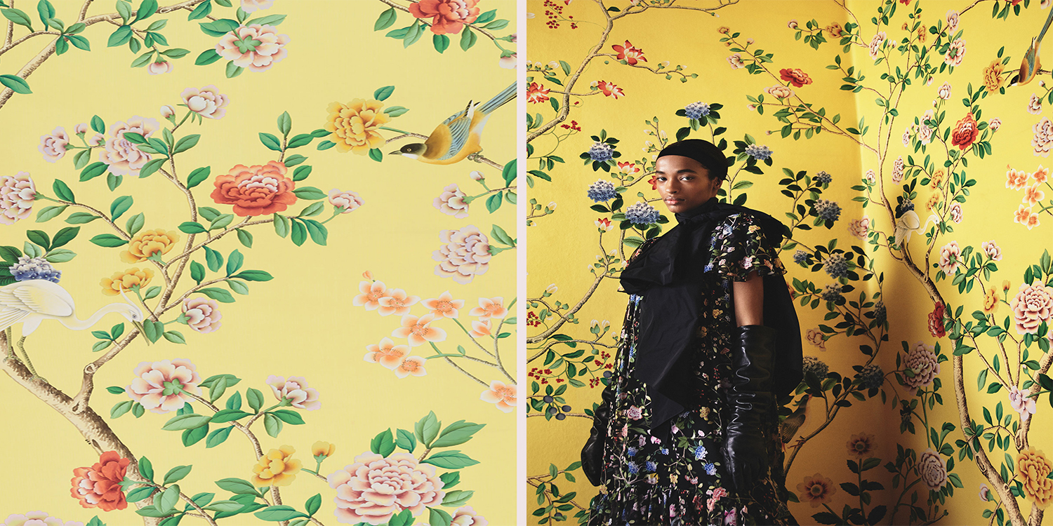 Обои ручная роспись Erdem Imperial Yellow - фото №1