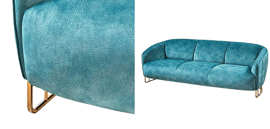 Диван Turquoise Ripples Sofa Диван Turquoise Ripples Sofa - Loft-Concept в Рязани