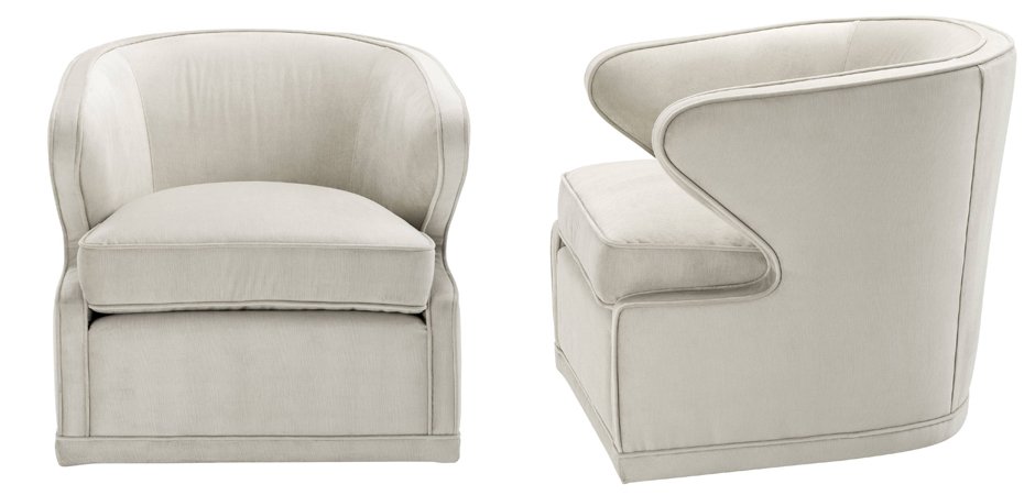 Кресло Eichholtz Chair Dorset Pebble Grey Кресло Eichholtz Chair Dorset Pebble Grey - Loft-Concept в Рязани